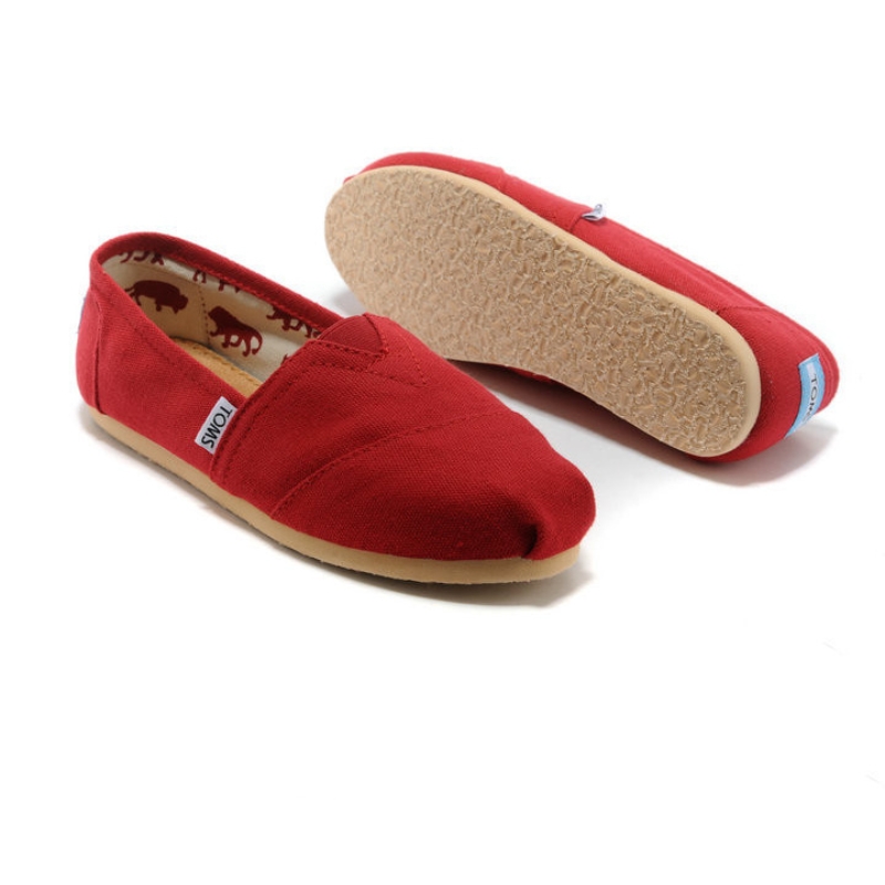 (image for) Toms 香港帆布紅色經典女款