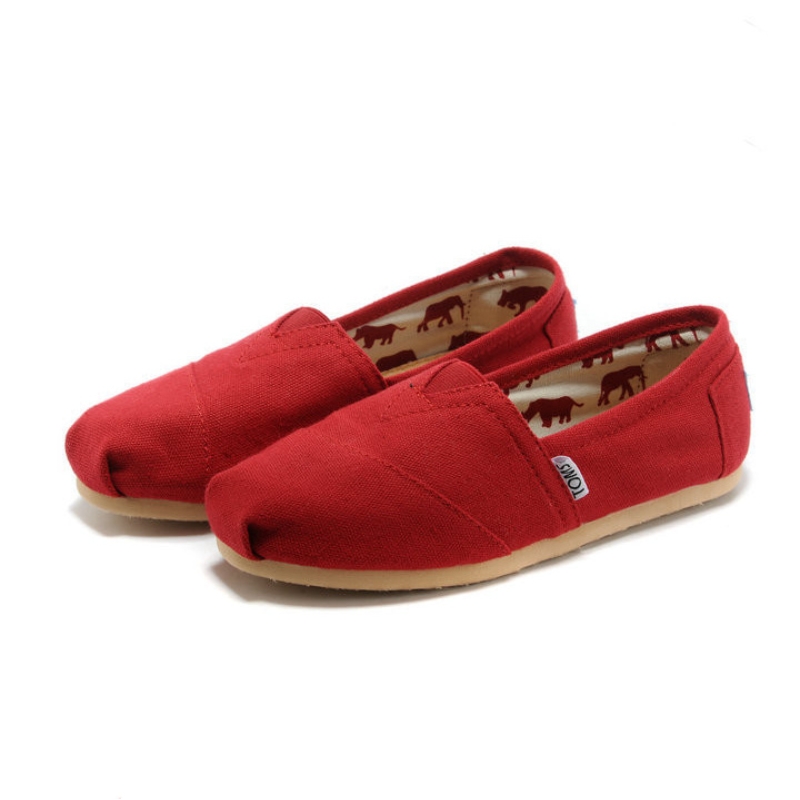 (image for) Toms 香港帆布紅色經典女款