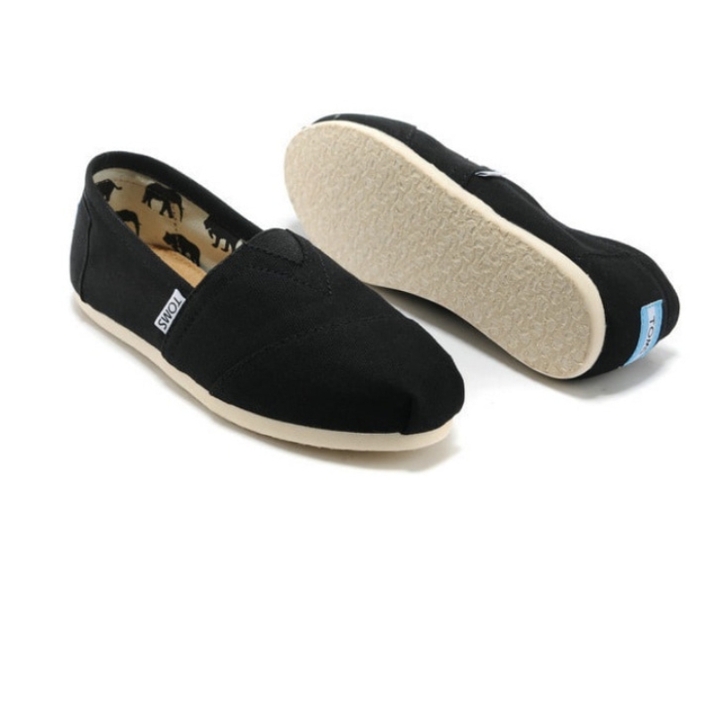 (image for) Toms 香港帆布黑色經典女款