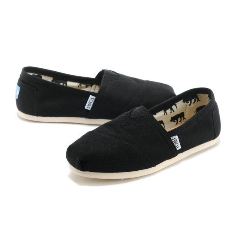 (image for) Toms 香港帆布黑色經典女款