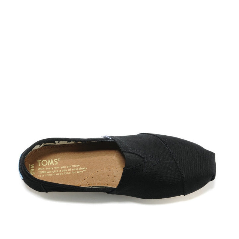 (image for) Toms 香港帆布黑色經典女款