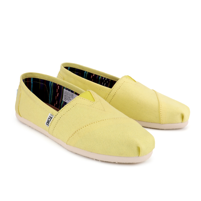 (image for) Toms 香港帆布黃色經典女款