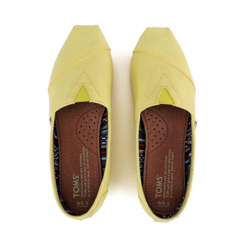 (image for) Toms 香港帆布黃色經典女款