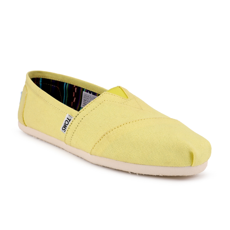 (image for) Toms 香港帆布黃色經典女款