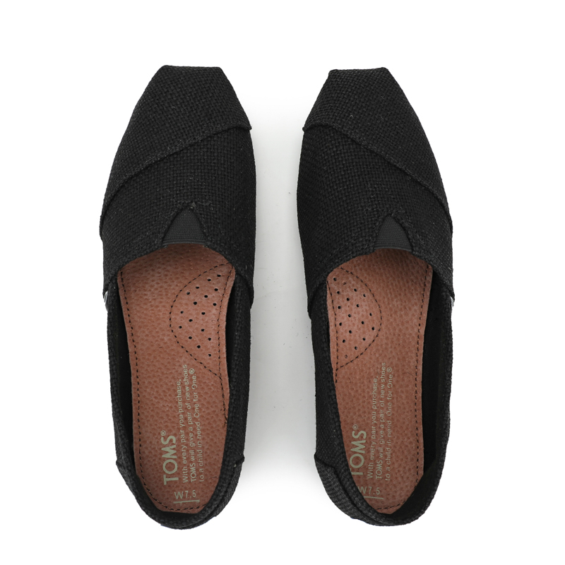 (image for) Toms 香港麻布黑色經典男款