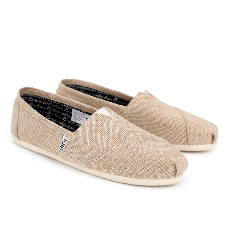 (image for) Toms 香港細麻布棕色經典女款