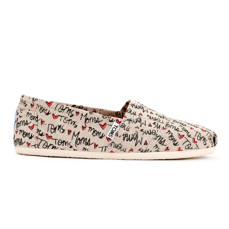 (image for) Toms 香港亞麻米色字母經典女款