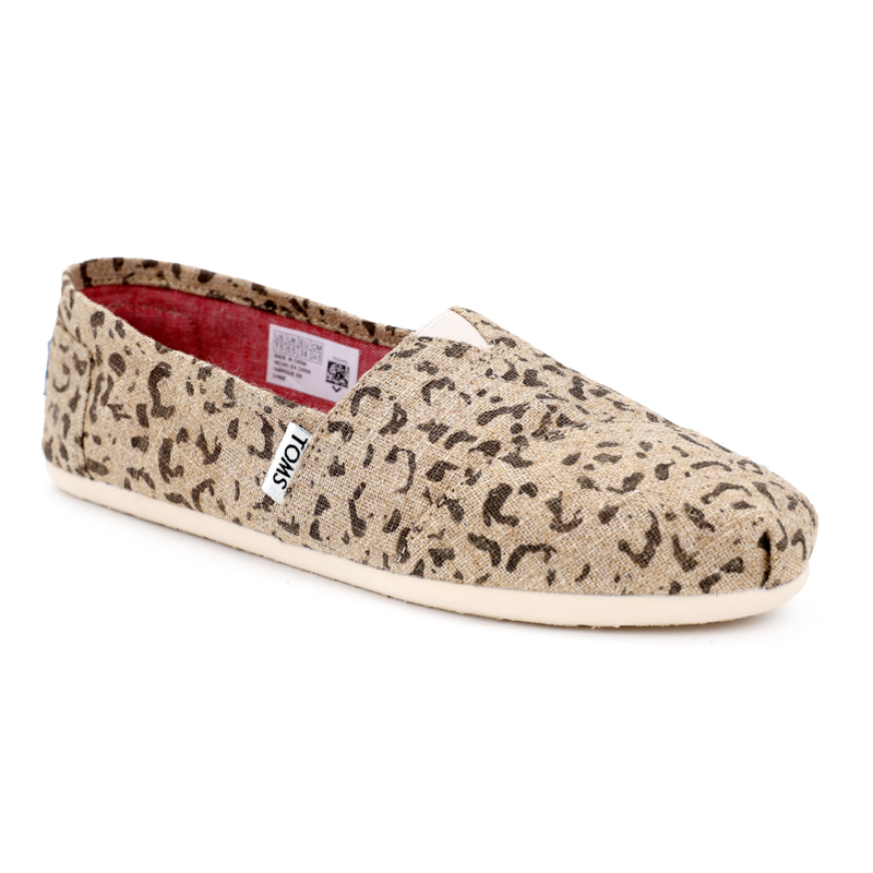 (image for) Toms 香港亞麻土黃斑點經典女款