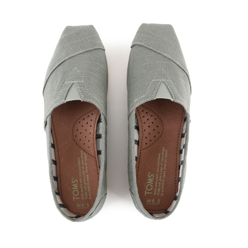 (image for) Toms 香港亞麻橄欖綠經典男款