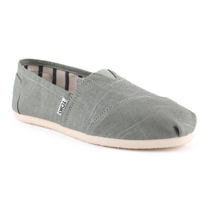 (image for) Toms 香港亞麻橄欖綠經典男款