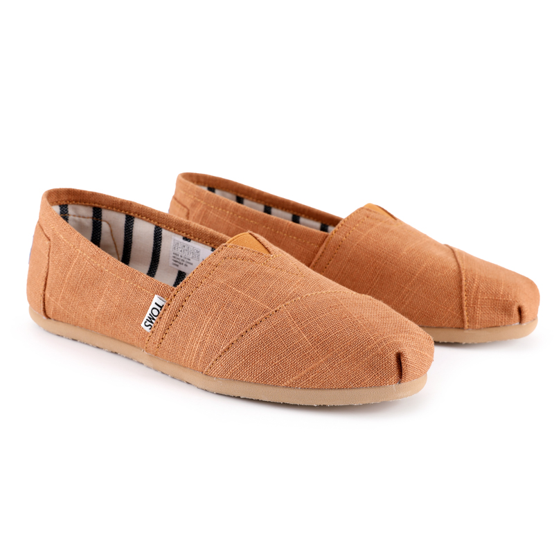 (image for) Toms 香港亞麻栗色經典女款