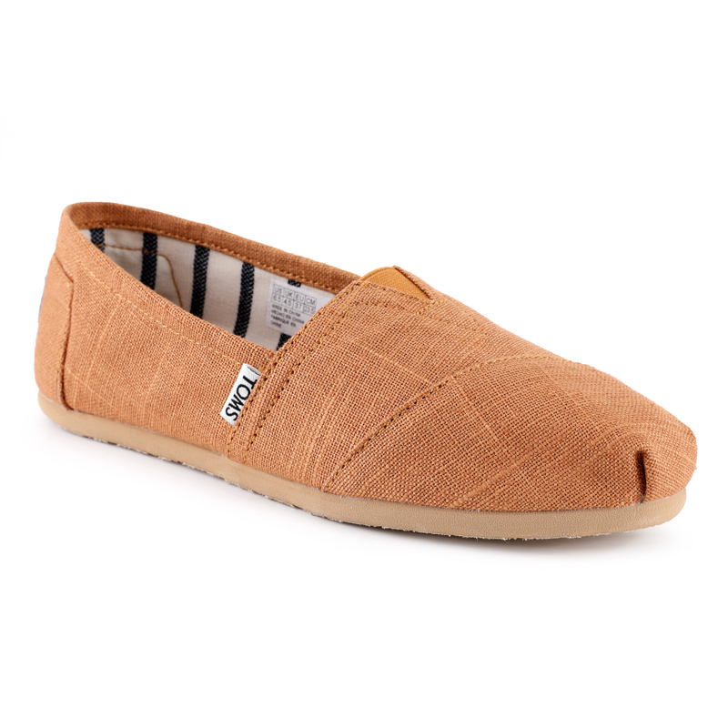 (image for) Toms 香港亞麻栗色經典女款