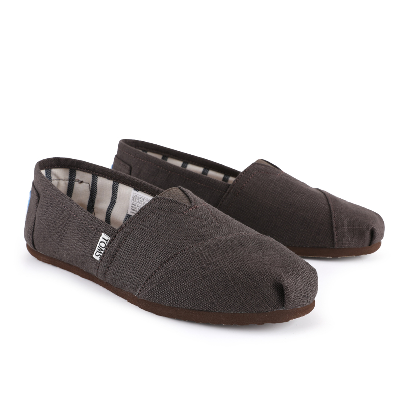 (image for) Toms 香港亞麻深棕色經典男款