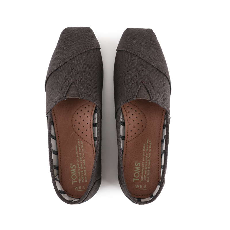 (image for) Toms 香港亞麻深棕色經典男款