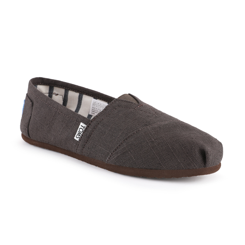 (image for) Toms 香港亞麻深棕色經典男款