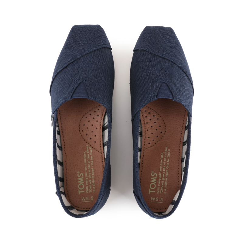 (image for) Toms 香港亞麻深藍色經典男款