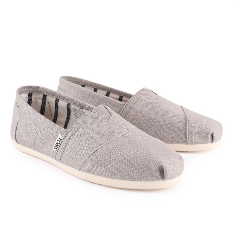 (image for) Toms 香港亞麻淺灰色經典男款