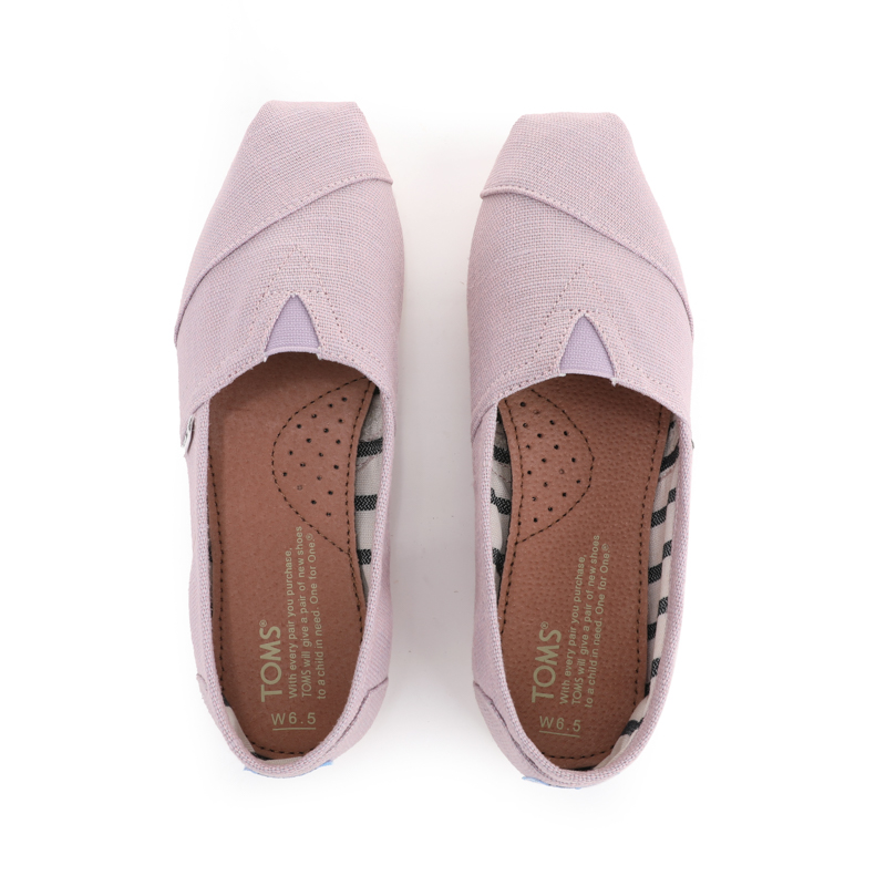 (image for) Toms 香港棉麻淡紫色經典女款