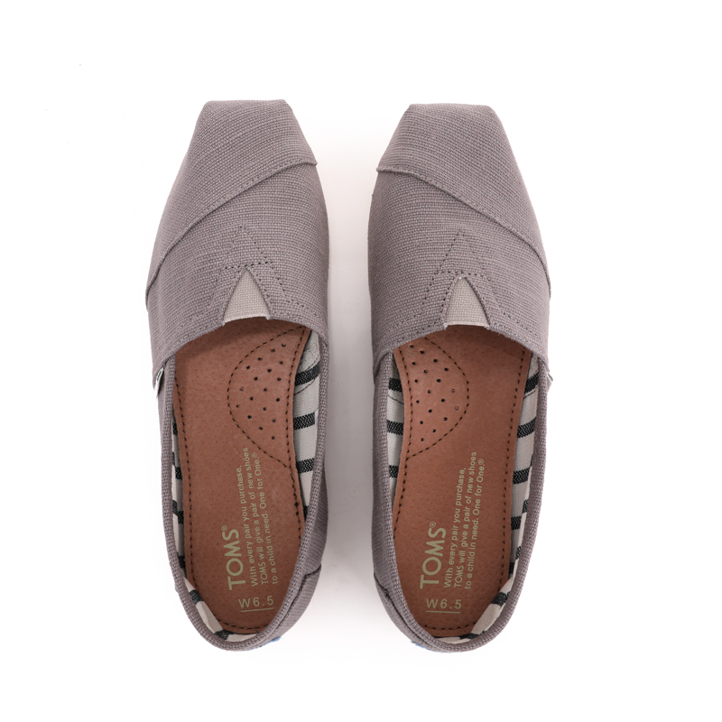 (image for) Toms 香港棉麻深灰色經典男款