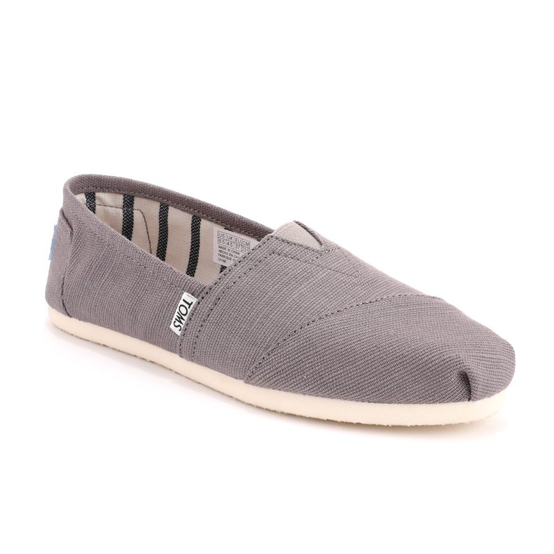 (image for) Toms 香港棉麻深灰色經典男款