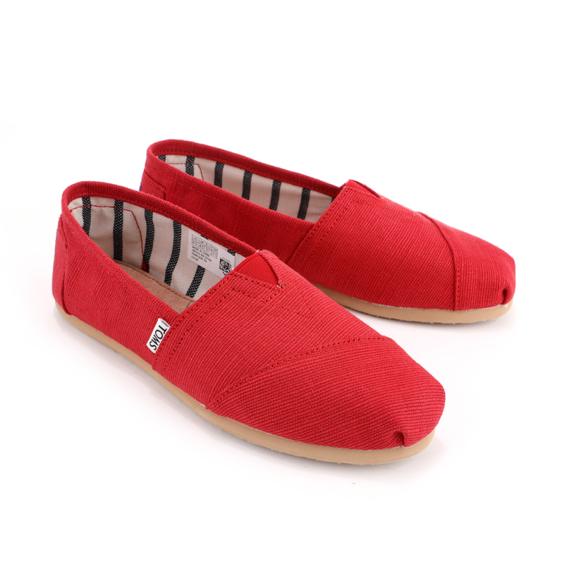 (image for) Toms 香港棉麻橘紅色經典男款