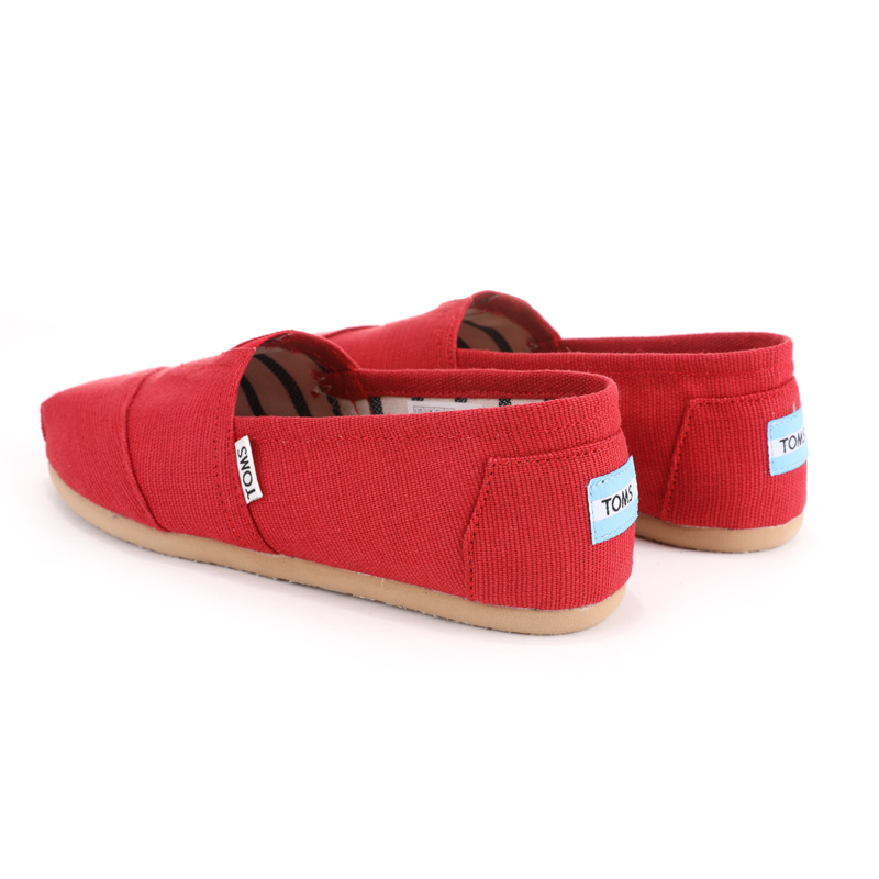 (image for) Toms 香港棉麻橘紅色經典男款