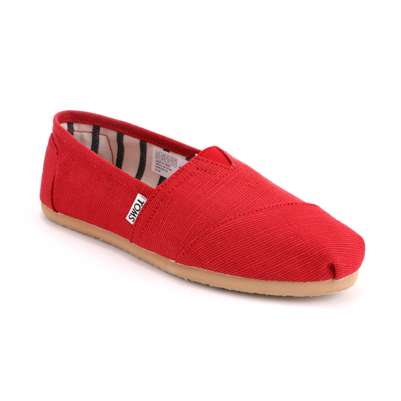 (image for) Toms 香港棉麻橘紅色經典男款