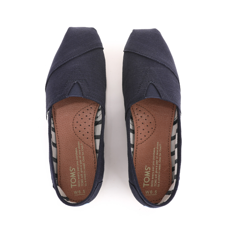 (image for) Toms 香港棉麻深藍色經典男款