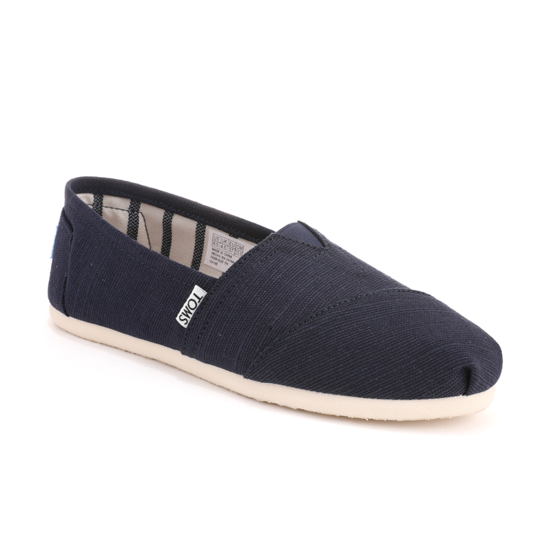 (image for) Toms 香港棉麻深藍色經典男款