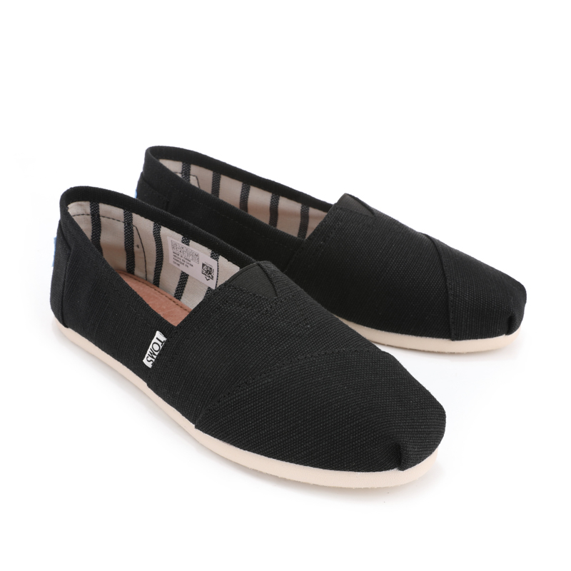 (image for) Toms 香港棉麻黑色經典女款