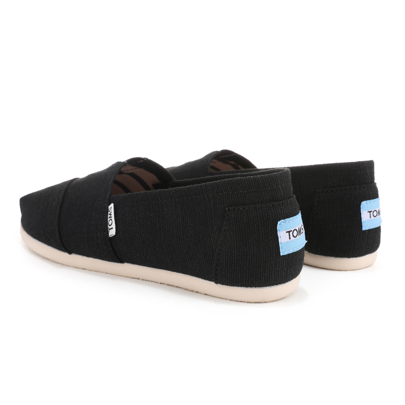 (image for) Toms 香港棉麻黑色經典女款
