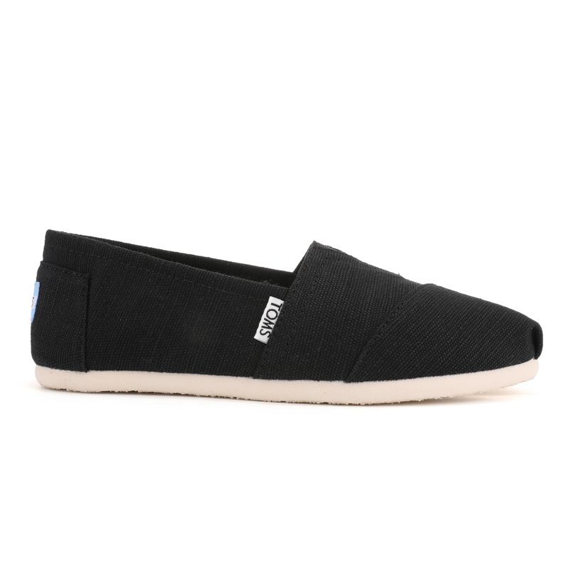 (image for) Toms 香港棉麻黑色經典女款