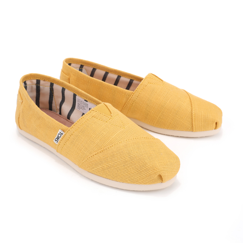(image for) Toms 香港棉麻杏黃色經典女款