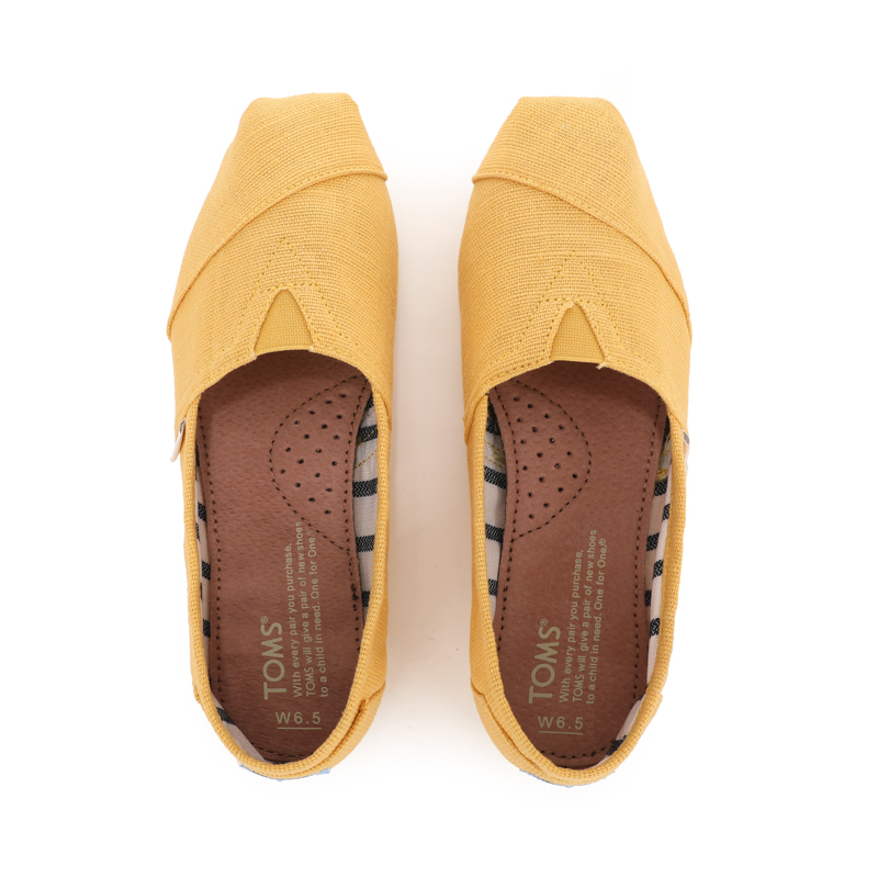 (image for) Toms 香港棉麻杏黃色經典男款