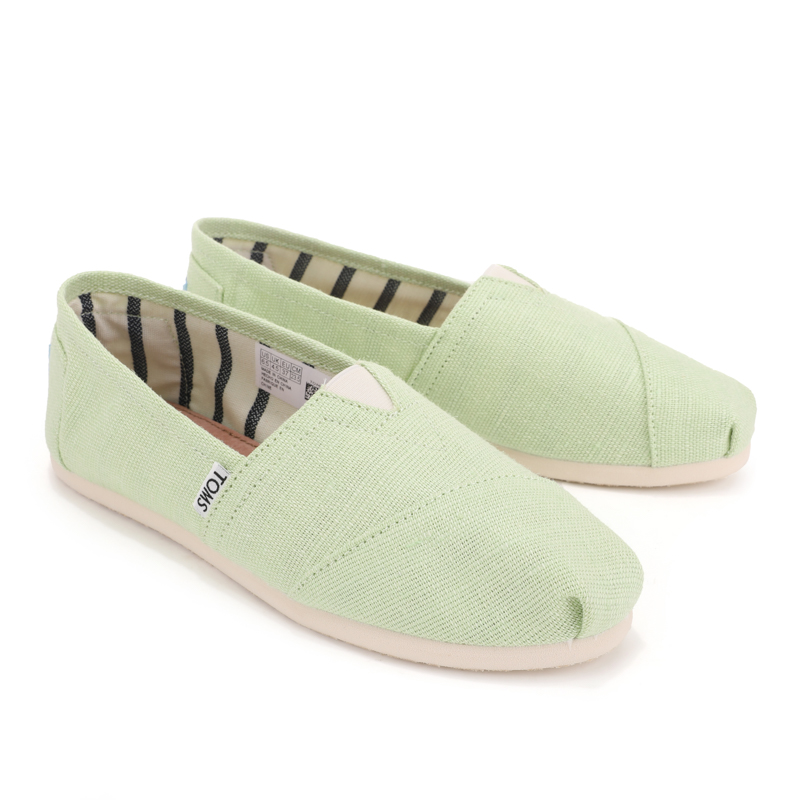 (image for) Toms 香港棉麻淺綠色經典女款