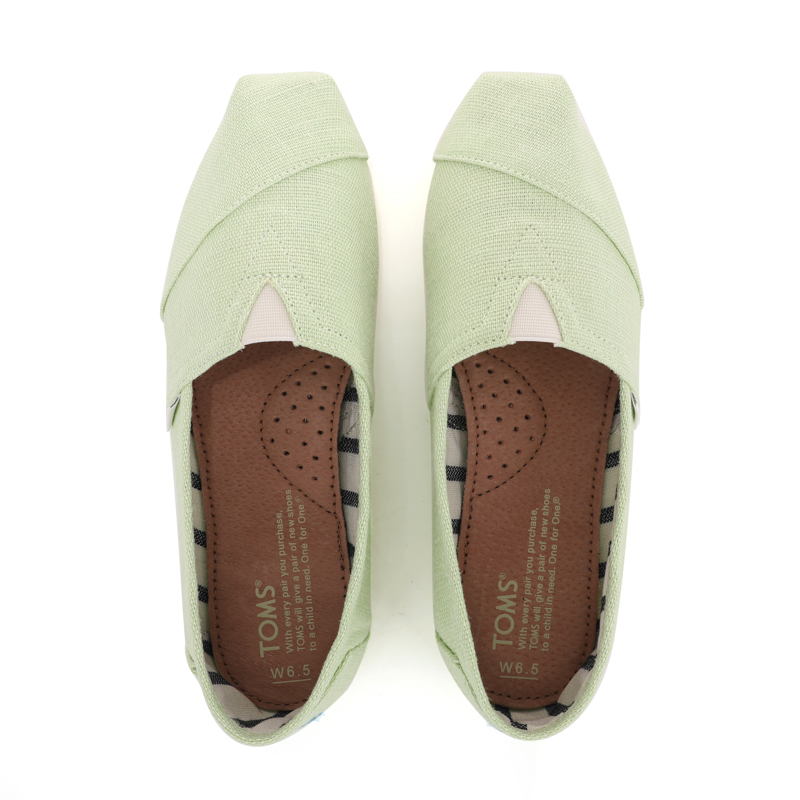 (image for) Toms 香港棉麻淺綠色經典女款