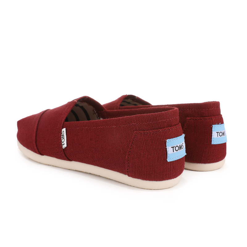 (image for) Toms 香港棉麻酒紅色經典女款