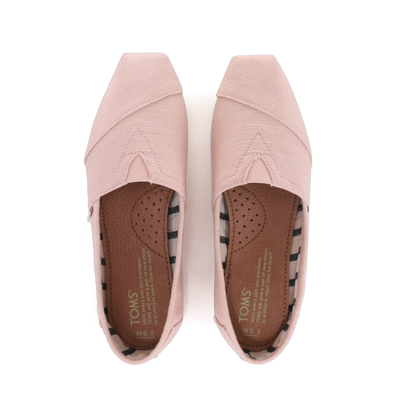 (image for) Toms 香港棉麻粉色經典女款