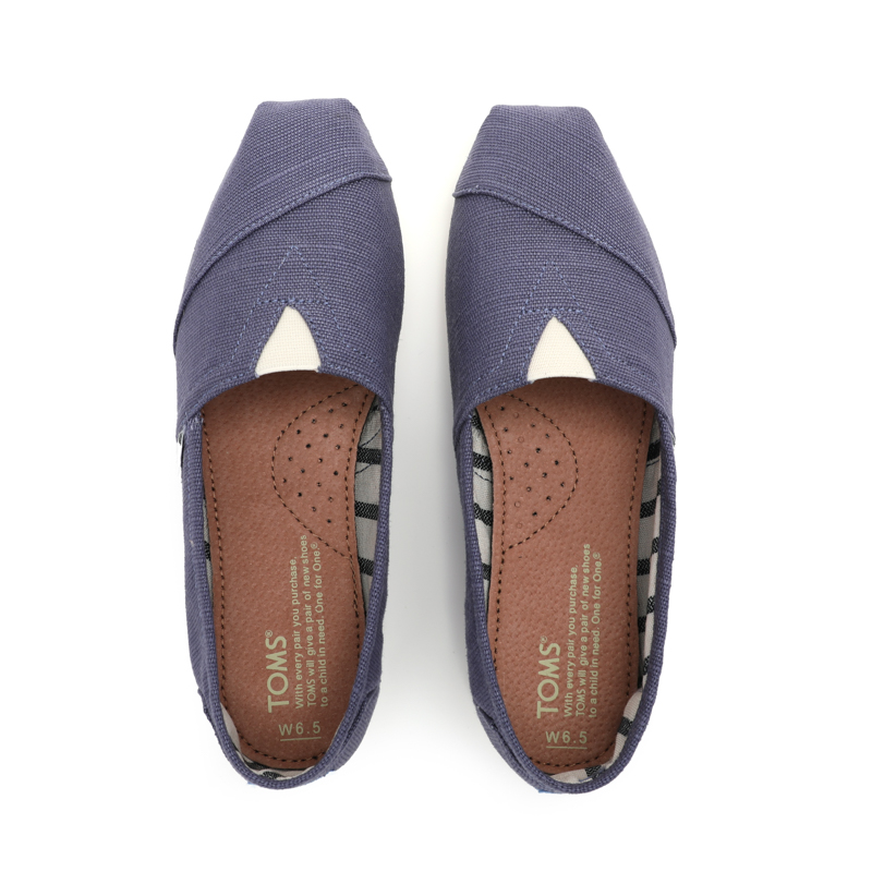 (image for) Toms 香港棉麻青蘭色經典男款