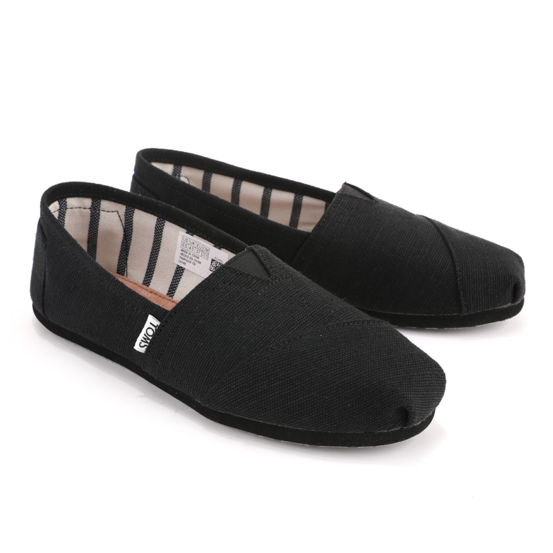 (image for) Toms 香港棉麻全黑色經典女款