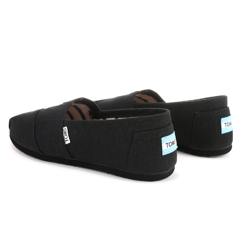 (image for) Toms 香港棉麻黑色經典男款