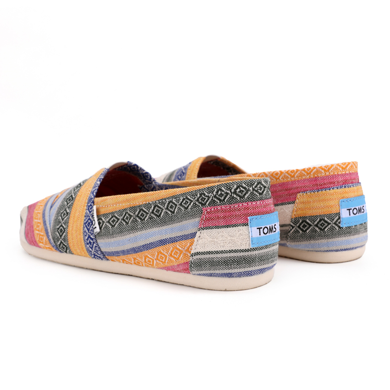 (image for) Toms 香港色織布七彩條紋經典女款