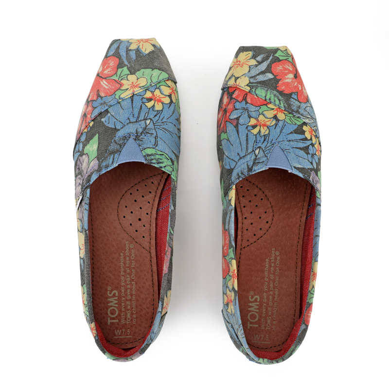 (image for) Toms 香港印染多彩花朵經典女款