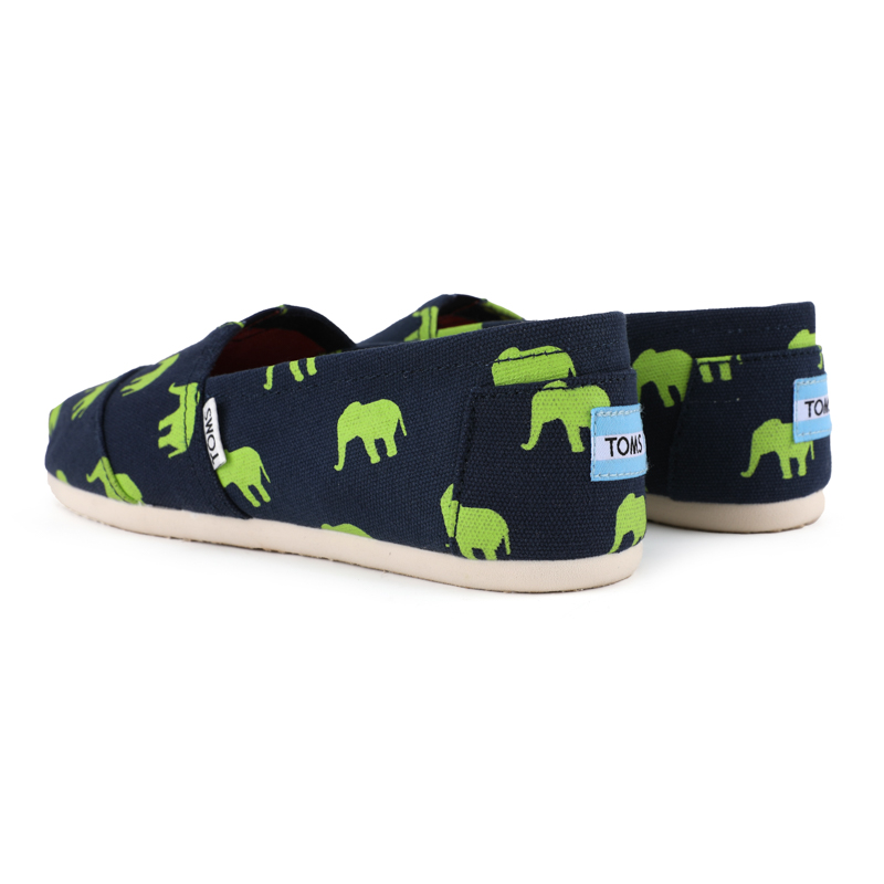 (image for) Toms 香港印染藍綠大象經典女款