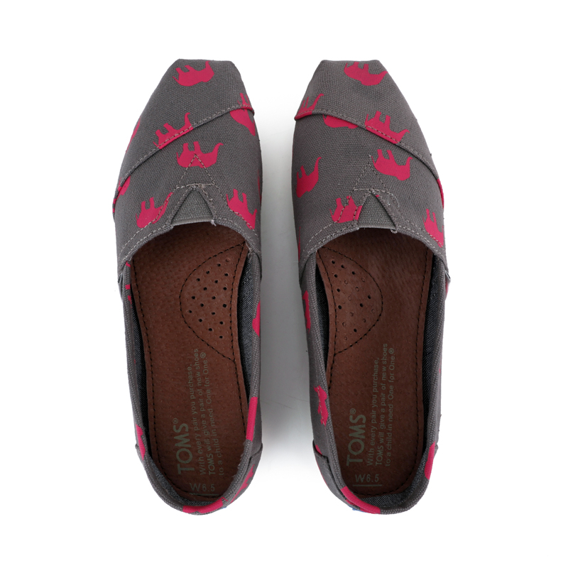 (image for) Toms 香港印染灰粉大象經典女款