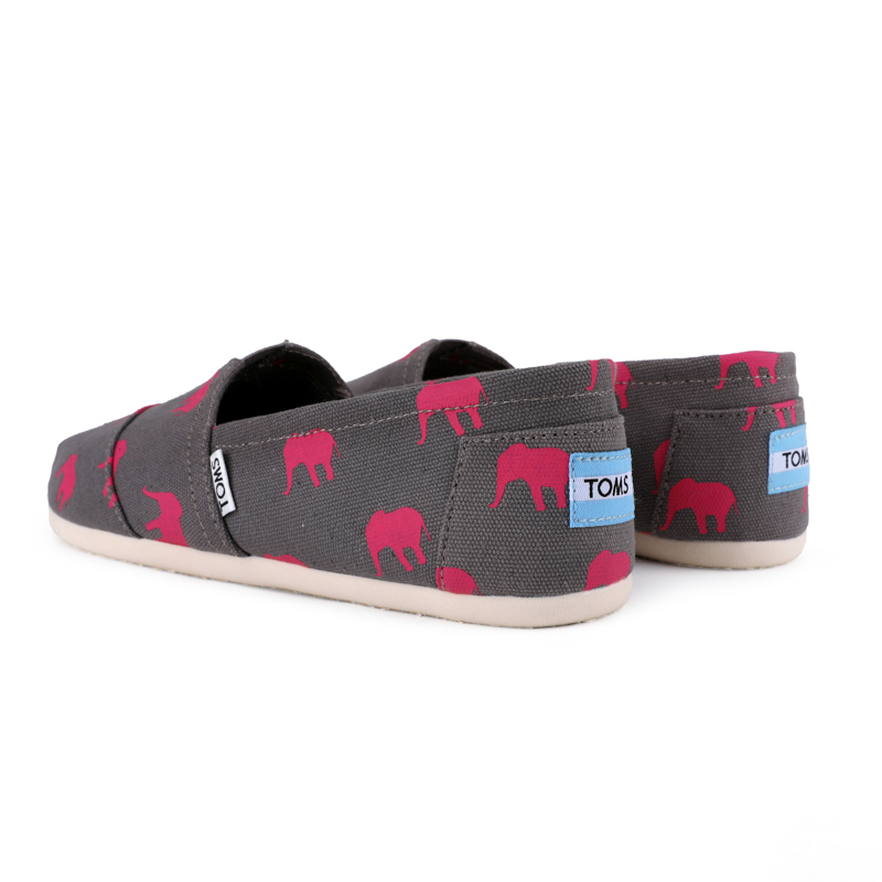 (image for) Toms 香港印染灰粉大象經典女款