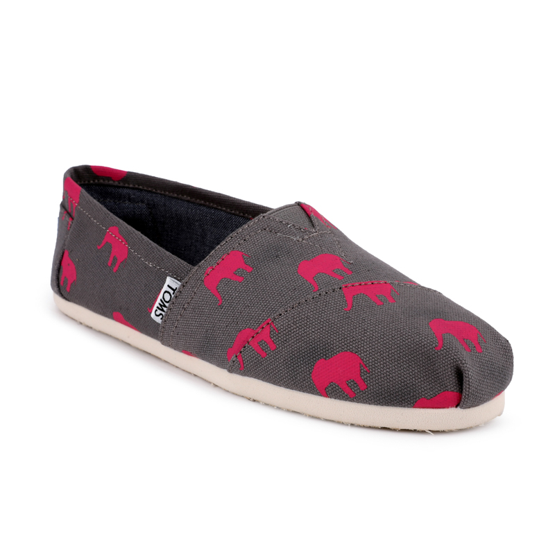 (image for) Toms 香港印染灰粉大象經典女款