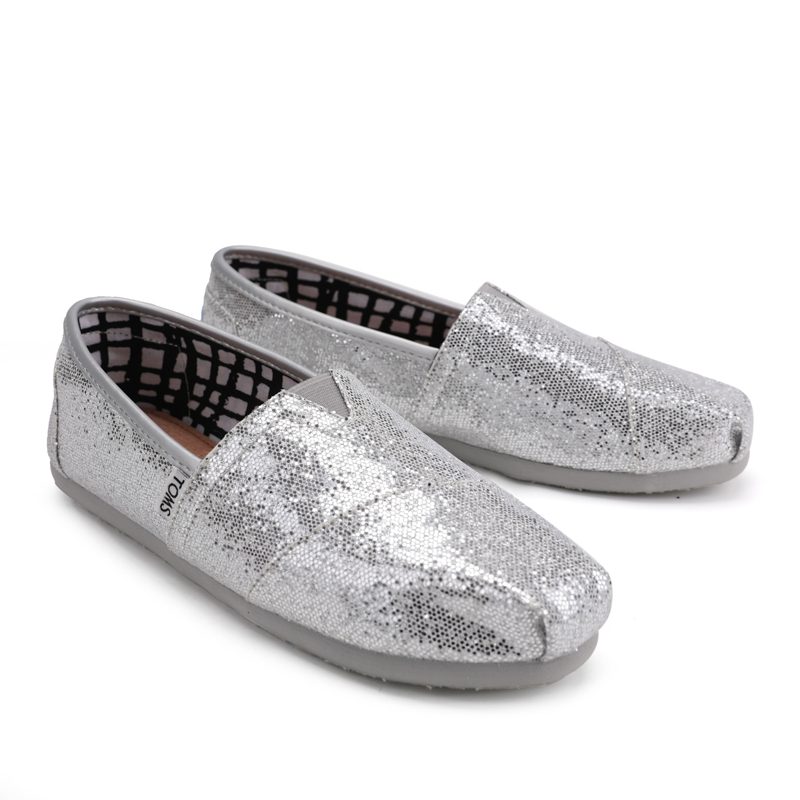 (image for) Toms 香港亮片銀色經典女款