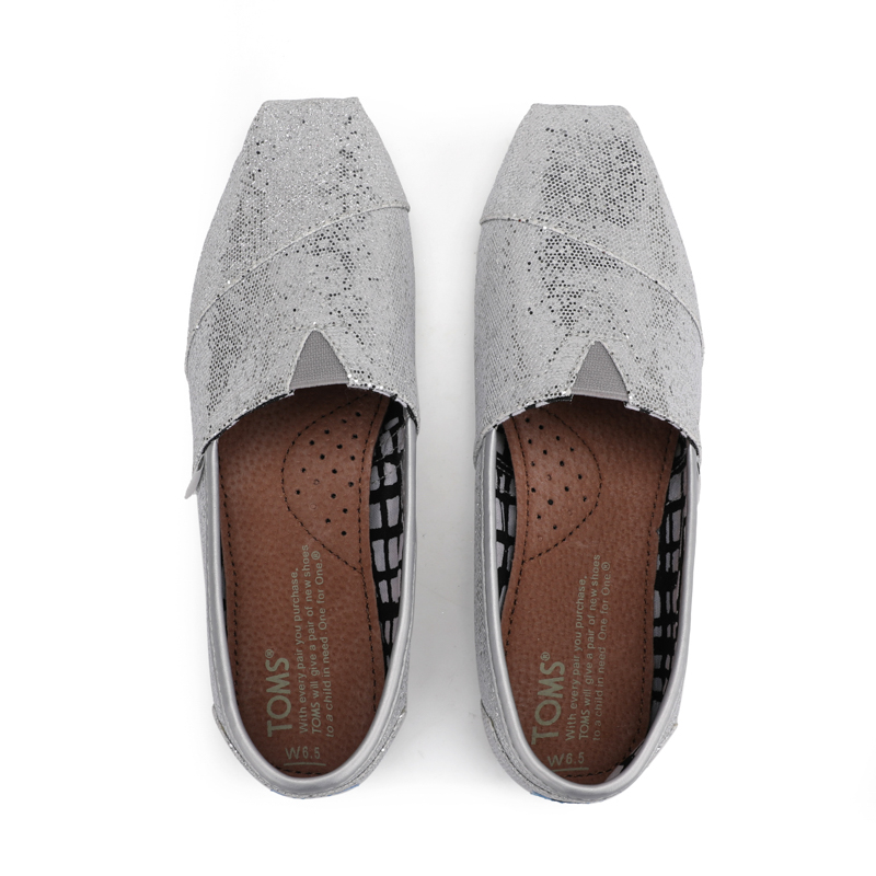 (image for) Toms 香港亮片銀色經典女款