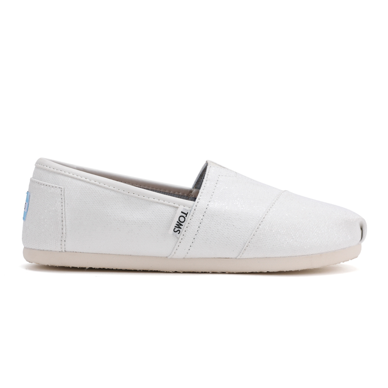 (image for) Toms 香港亮片白色經典女款
